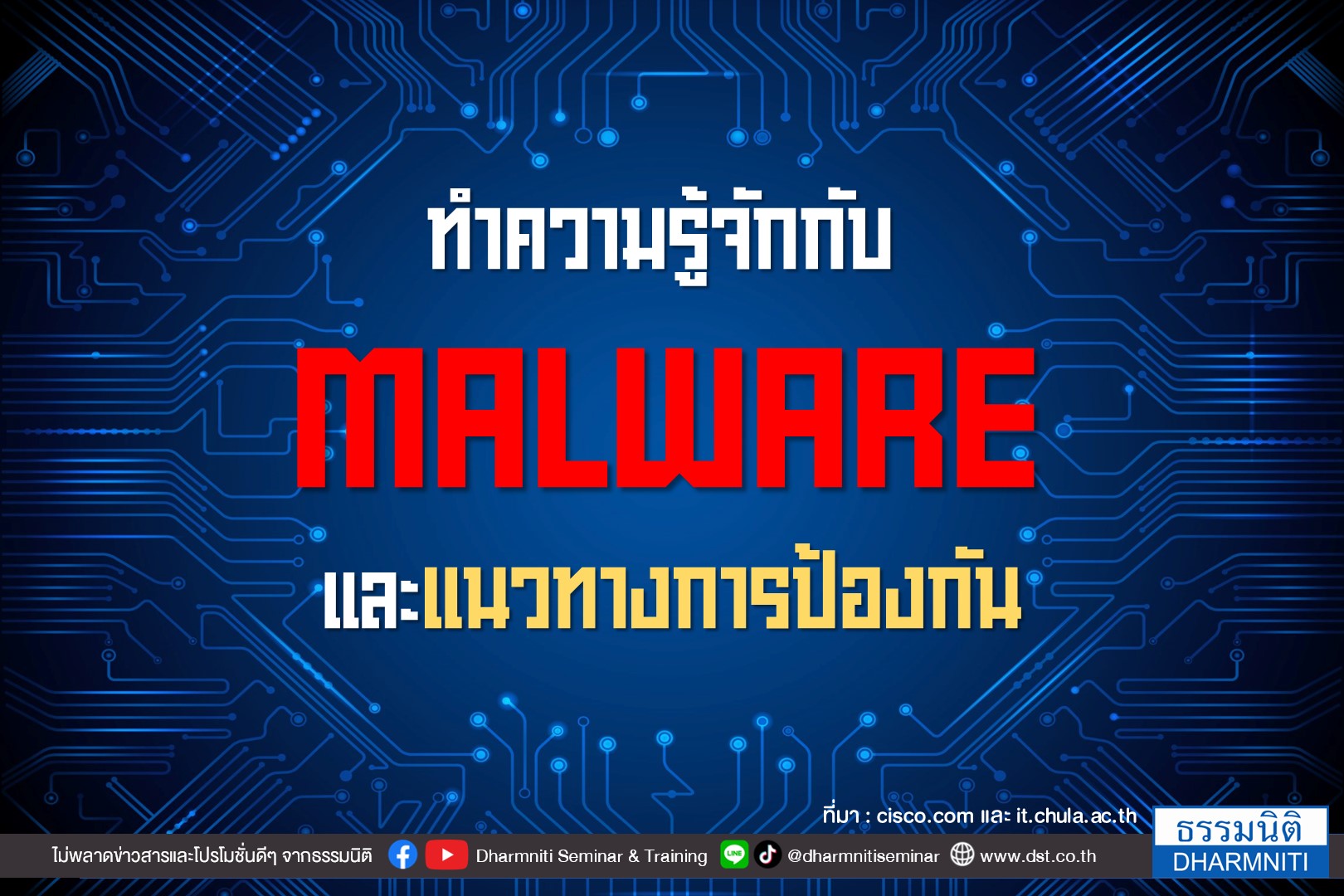 ทำความรู้จักกับ malware และแนวทางป้องกัน
