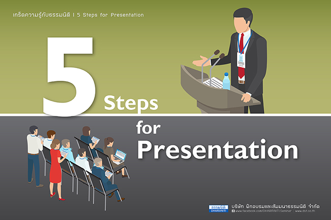 5 steps for presentation 