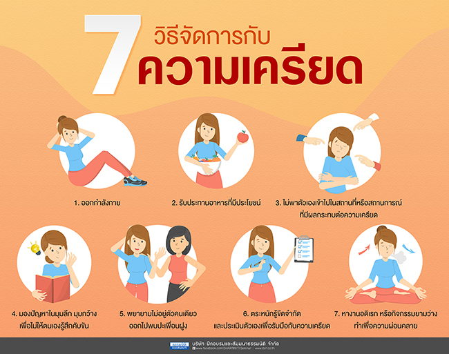 managing stress 7 วิธีในการจัดการกับความเครียด